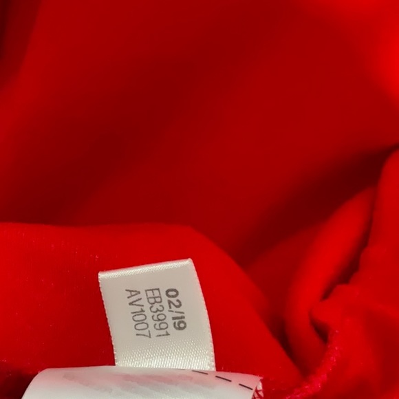 Adidas Men's Essentials 3-Stripes Tricot Track Jacket EB3991 (Red/Black) Size M - Picture 6 of 7